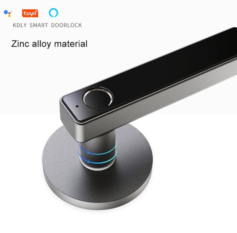 Anti-theft door password lock fingerprint room lock