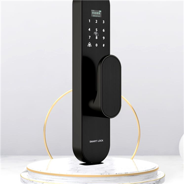 Stainless Steel Keyless Electronic Door Lock Hotel Card Key Lock System RFID Hotel Card Reader Door Lock with key and card