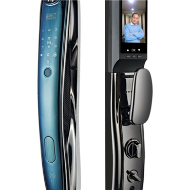 Smart face recognition electric door lock palm print door gate lock anti-theft home villa access control door lock